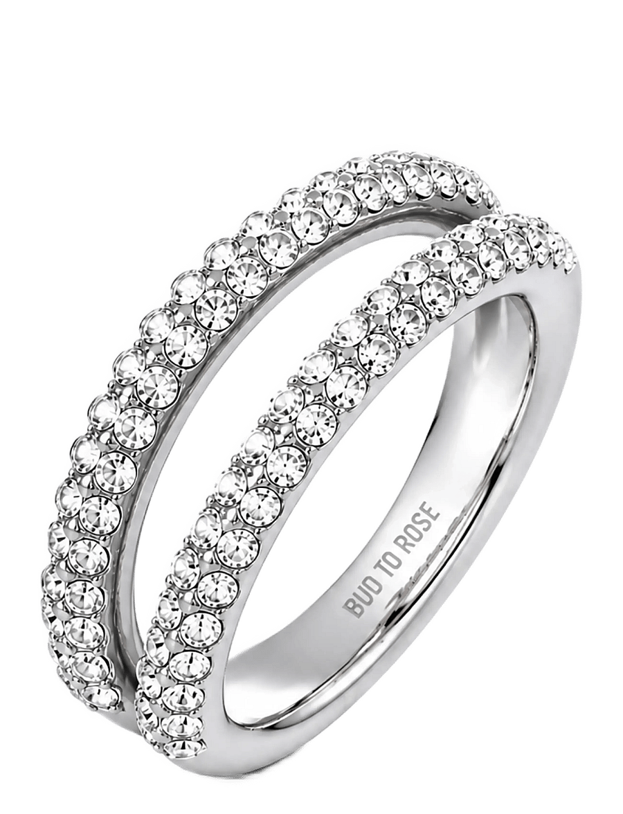 Bud To Rose - Iris Ring Clear/Silver - ringar - silver - 1