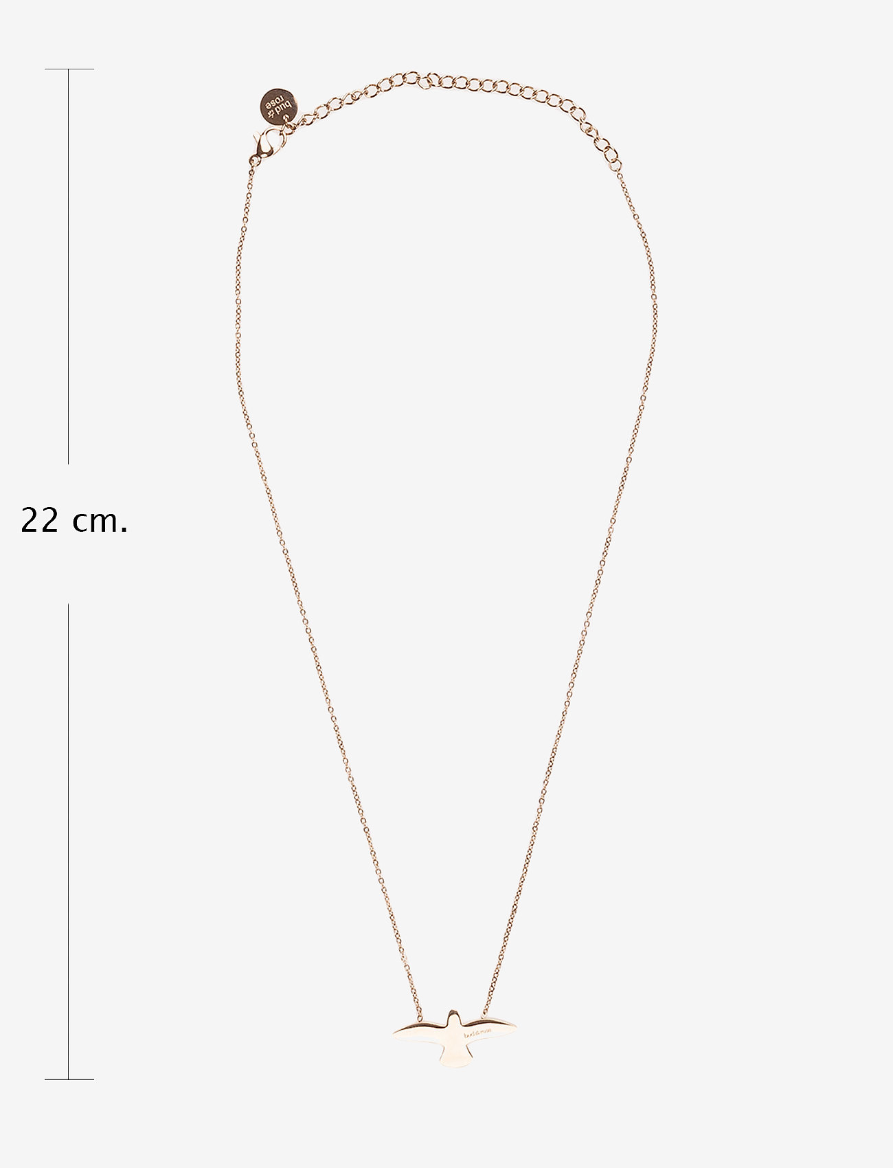 Bud to rose - Dove Necklace - ketten mit anhänger - gold - 3