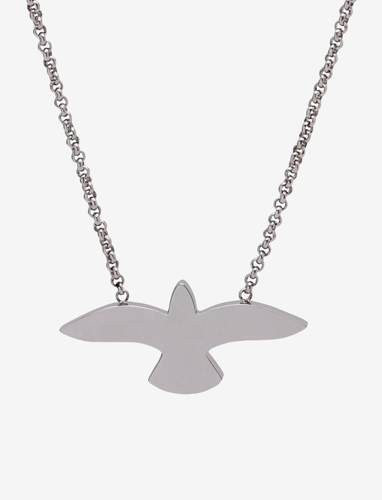 Bud to rose - Dove Necklace - halsband med hänge - steel - 1