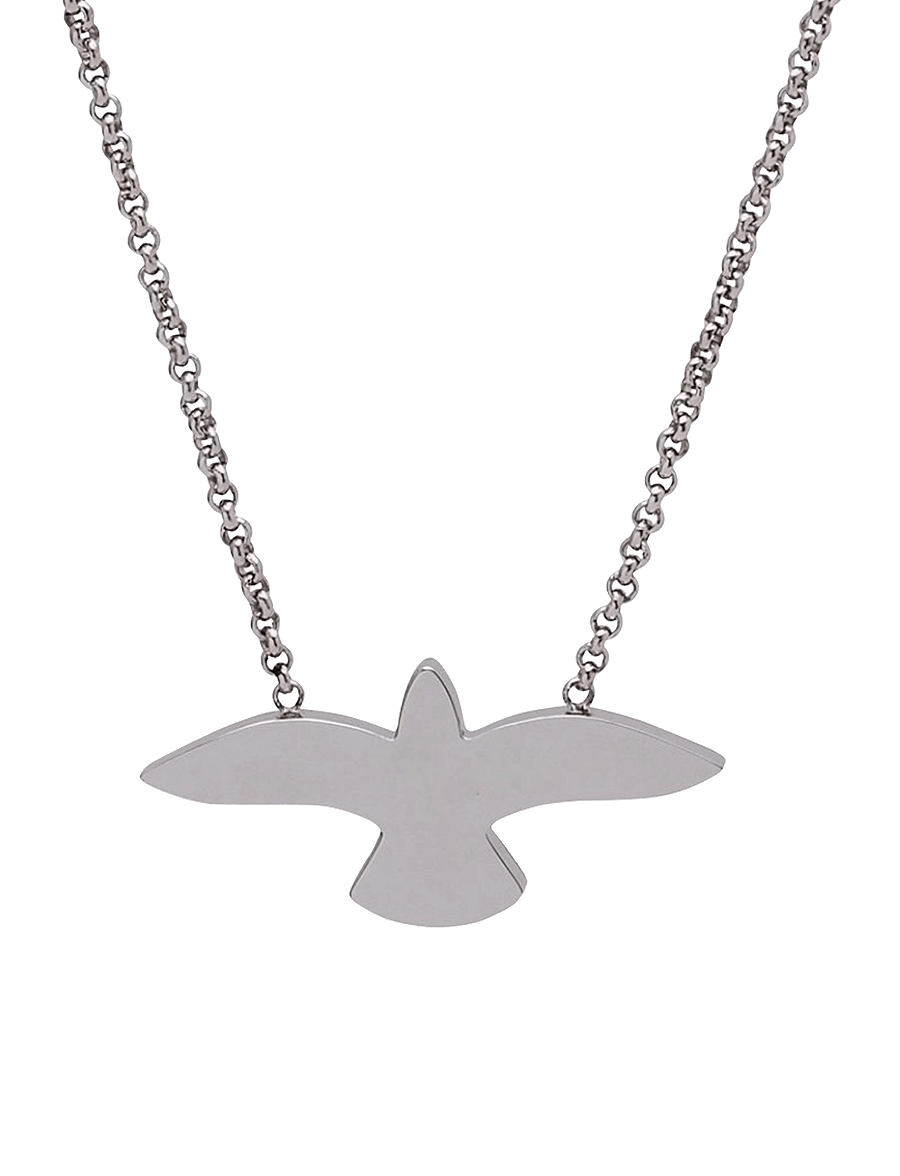 Bud To Rose - Dove Necklace - ketten mit anhänger - steel - 1