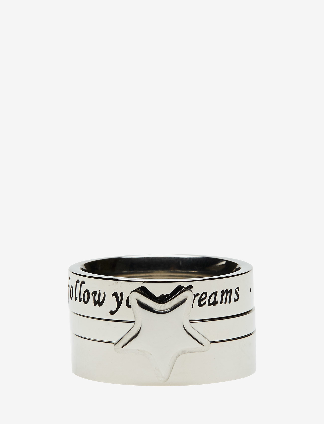 Bud to rose - Tripple Star - ringe - steel - 0