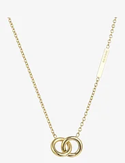 Bud to rose - Hitch Short Necklace - pendant necklaces - gold - 0
