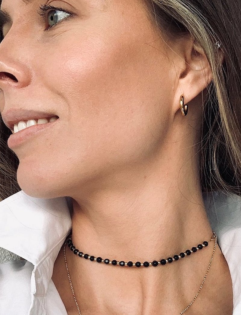 Bud to rose - Hitch Earring Gold - kreolen - gold - 0