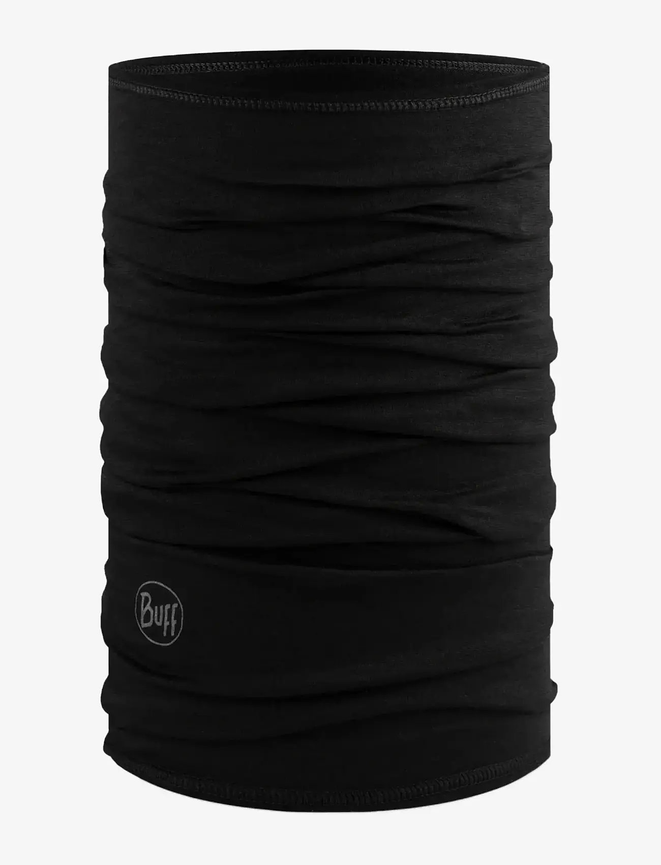 BUFF - MERINO LIGHTWEIGHT - halsdukar - solid black - 1
