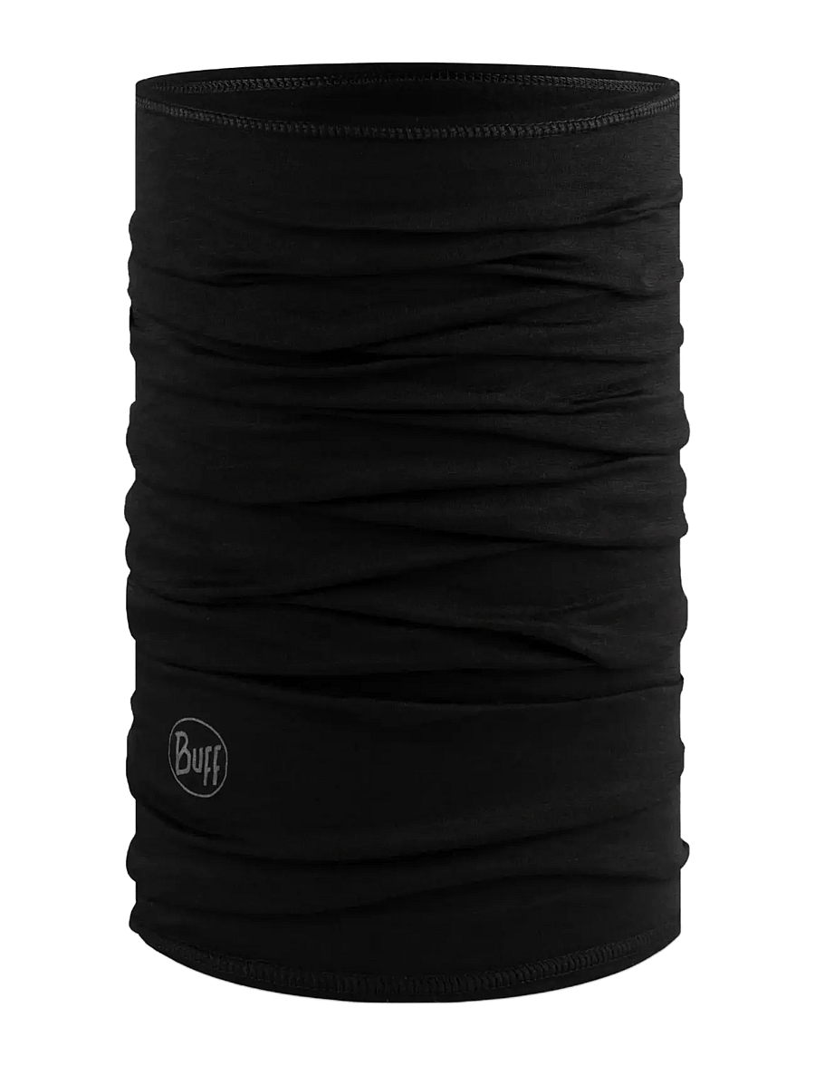 BUFF - MERINO LIGHTWEIGHT - halstørklæder - solid black - 1