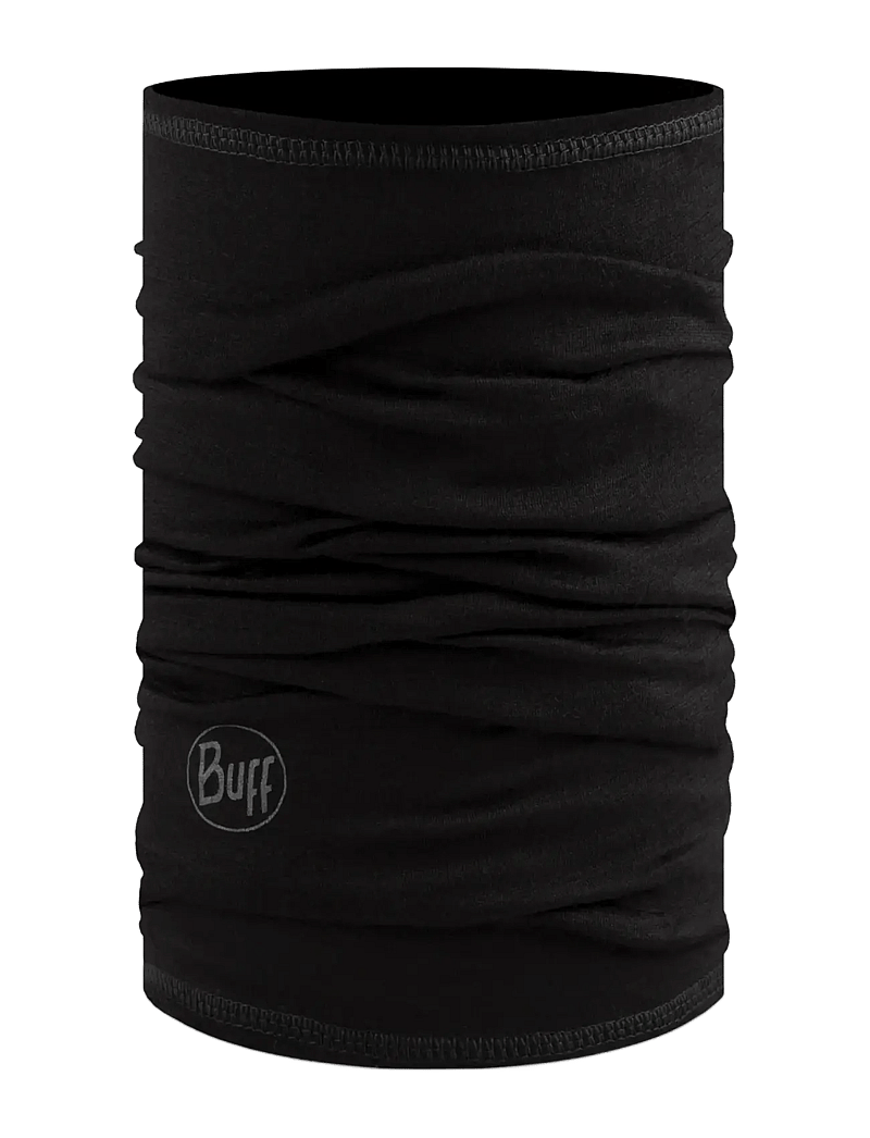 BUFF - MERINO LIGHTWEIGHT SOLID BLACK - schlauchschals - solid black - 0