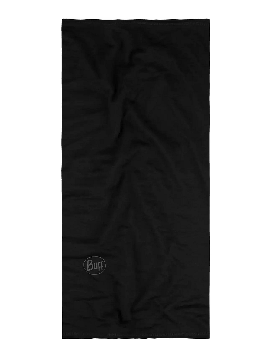 BUFF - MERINO LIGHTWEIGHT SOLID BLACK - tubhalsdukar - solid black - 1