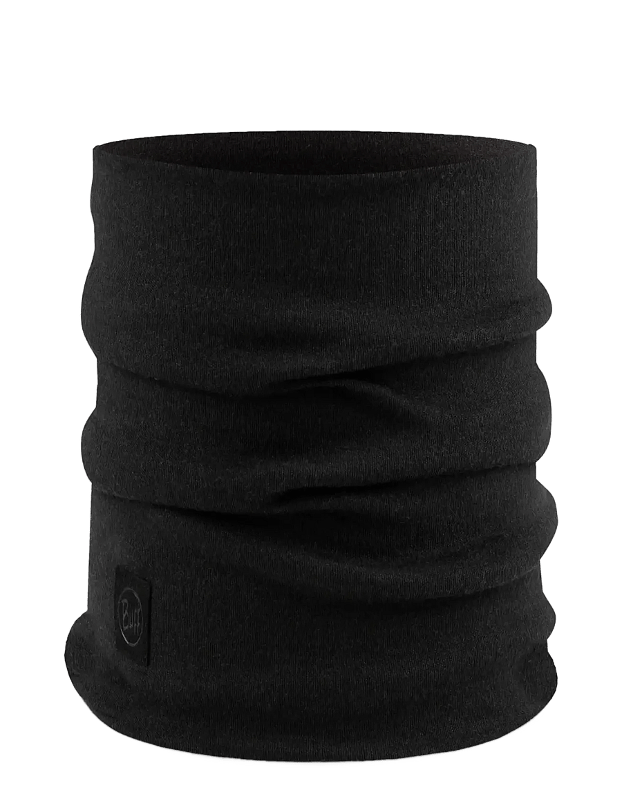 BUFF - HW Merino Wool NECKWARMER - winterschals - solid black - 0
