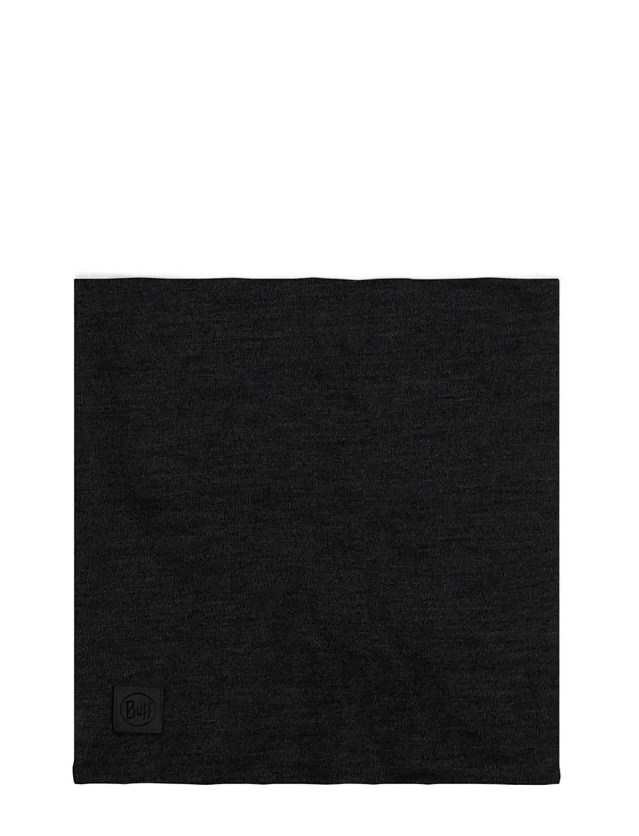 BUFF - HW Merino Wool NECKWARMER - winterschals - solid black - 1