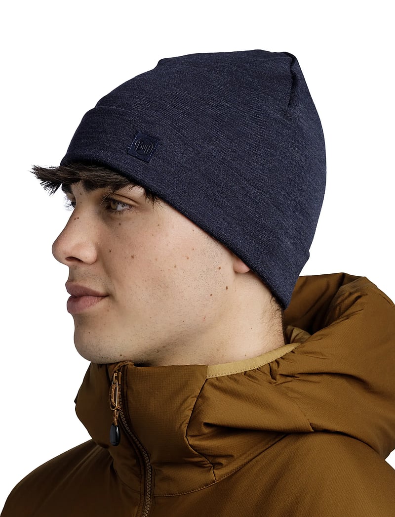 BUFF - MERINO HEAVYWEIGHT BEANIE - beanie mütsid - solid night blue - 0
