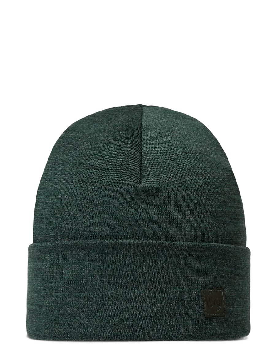 BUFF - HW Merino Wool Beanie - beanies - solid forest - 0