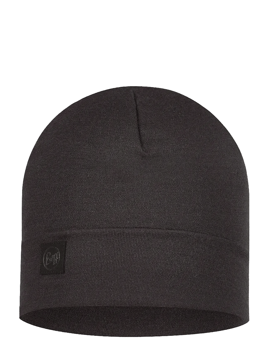 BUFF - HW Merino Wool Beanie - mützen - solid black - 0