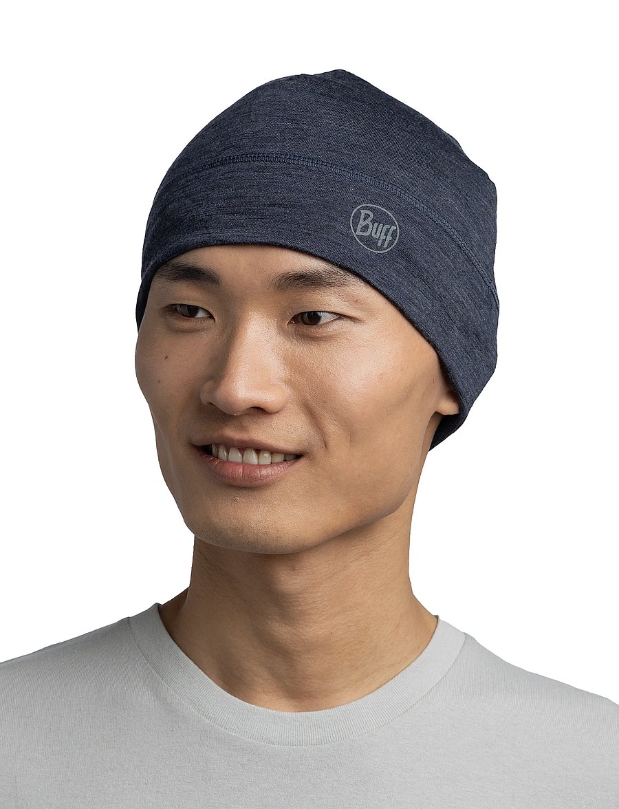 BUFF - Merino Lightweight Beanie - mützen - solid night blue - 0