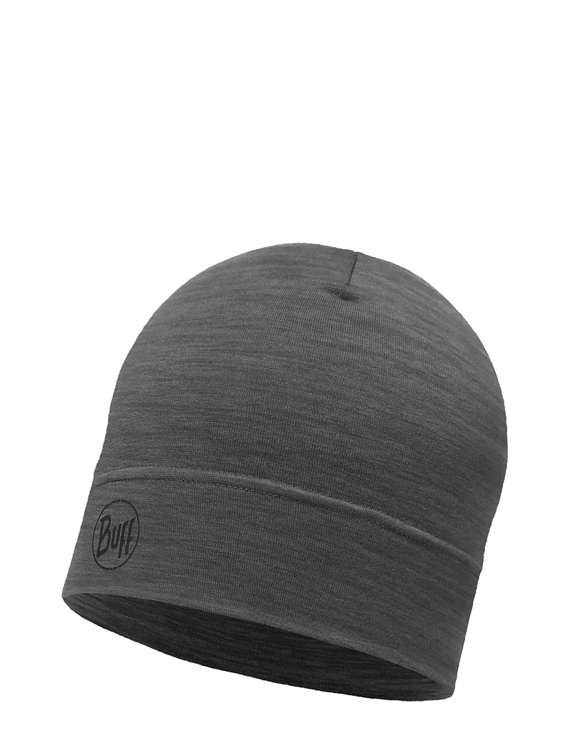 BUFF - MERINO LIGHTWEIGHT BEANIE - beanies - solid grey - 0