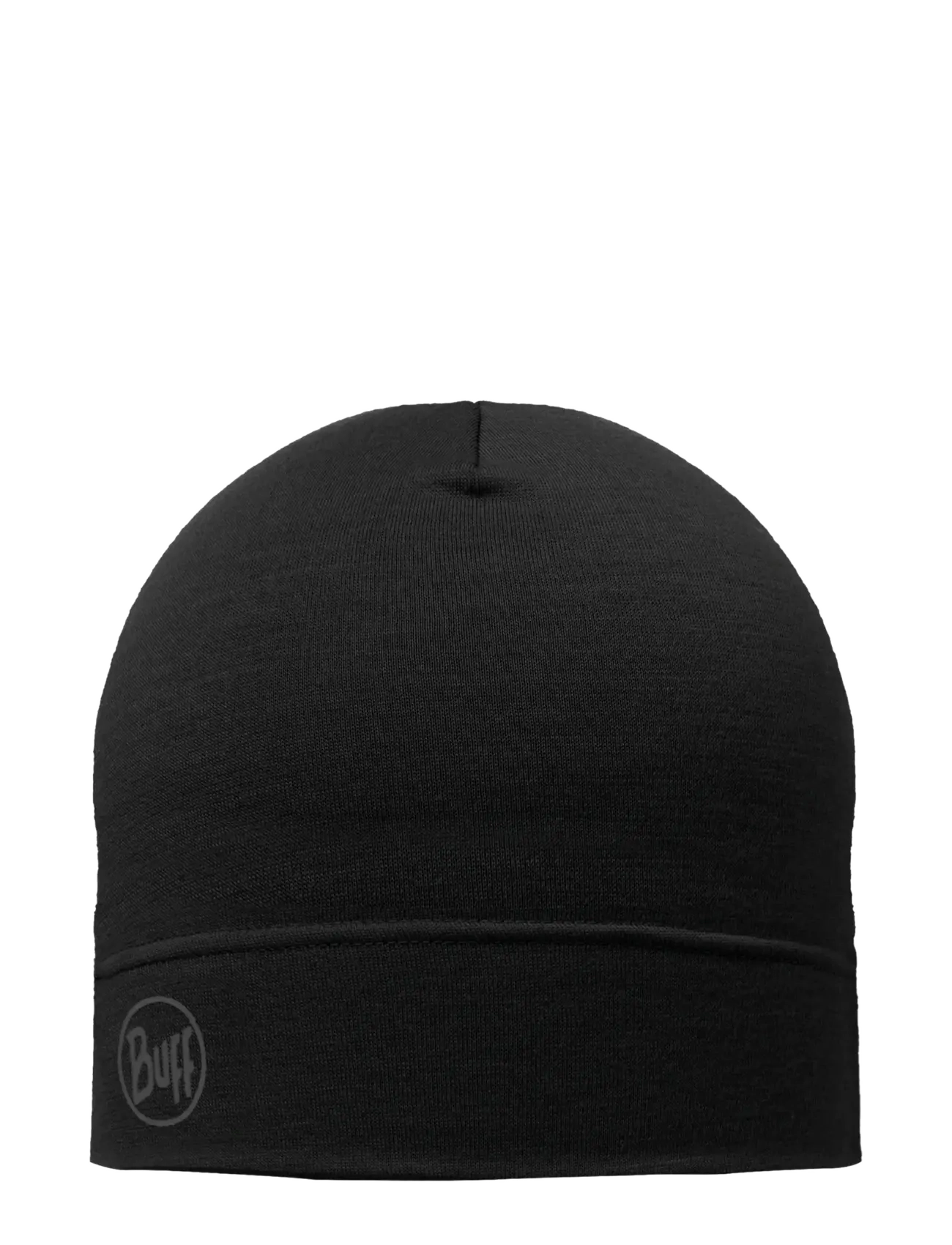 MERINO LIGHTWEIGHT BEANIE - SOLID BLACK