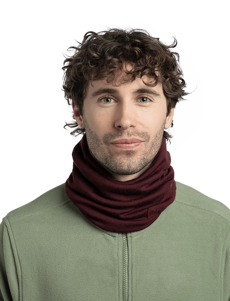 BUFF - HW Merino Wool NECKWARMER - winterschals - garnet - 0
