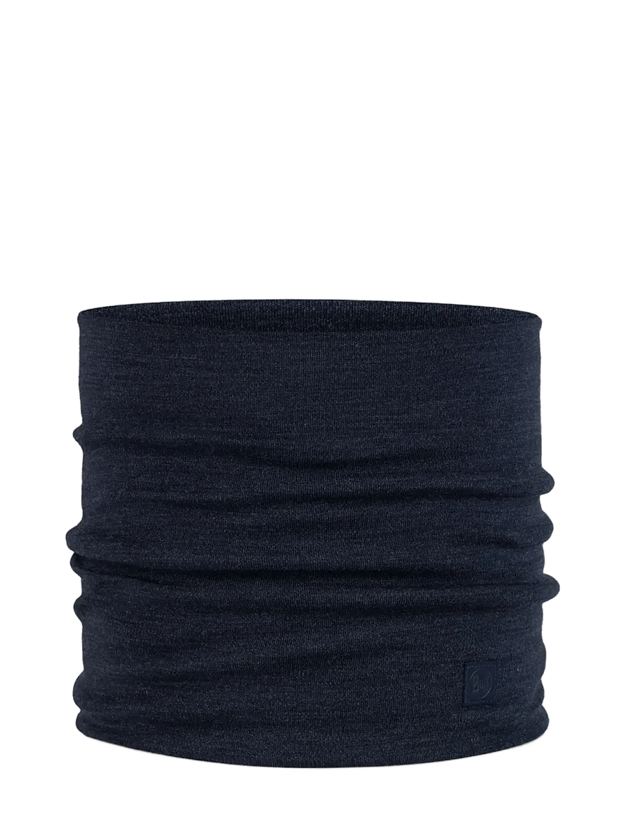 BUFF - HW Merino Wool NECKWARMER - winter scarves - solid night blue - 1