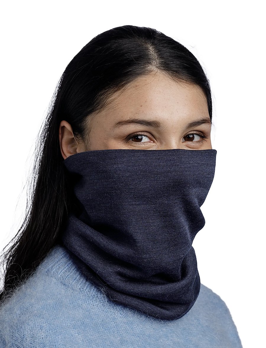 BUFF - HW Merino Wool NECKWARMER - winter scarves - solid night blue - 0
