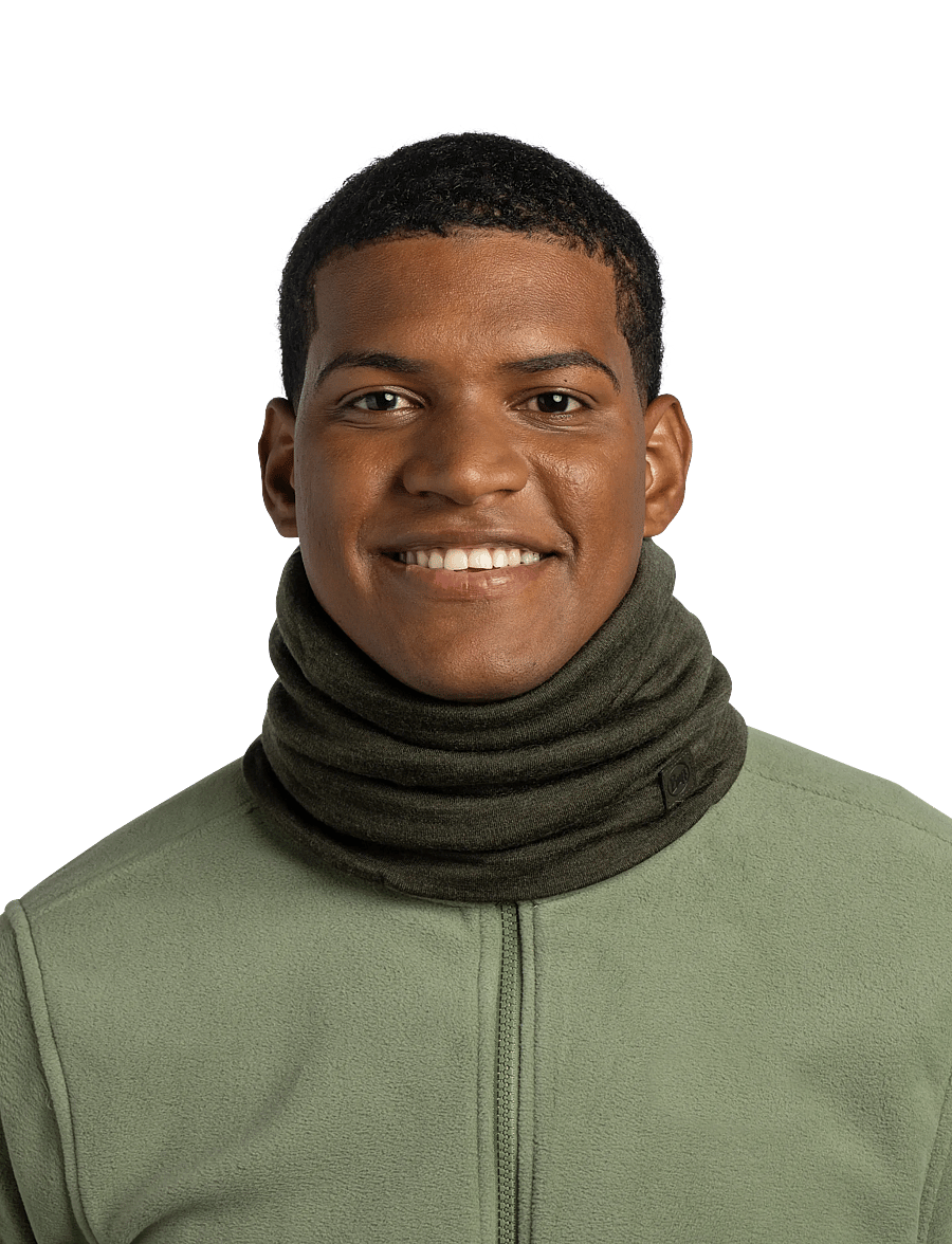 BUFF - HW Merino Wool NECKWARMER - winterschals - bark - 0