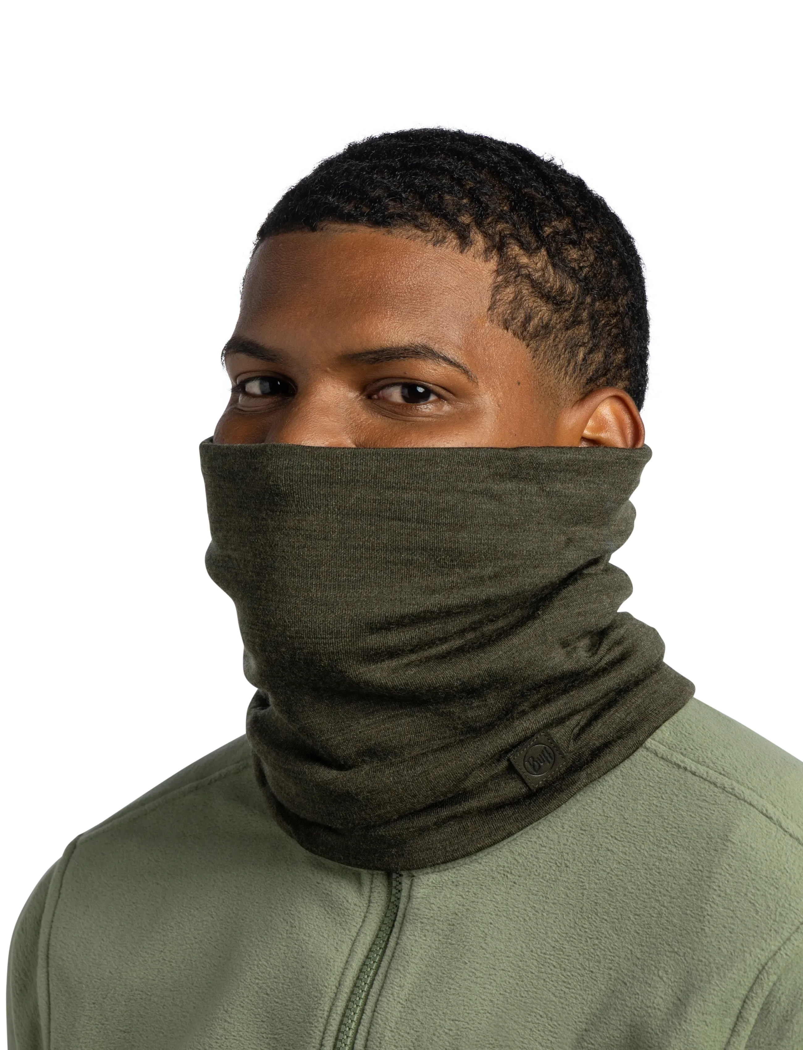 BUFF - HW Merino Wool NECKWARMER - winterschals - bark - 2