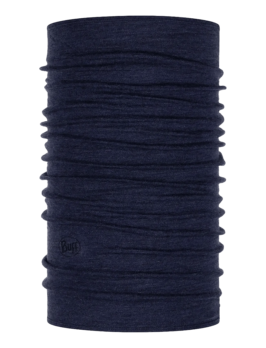 BUFF - MW Merino Wool NECKWARMER - winterschals - night blue melange - 0