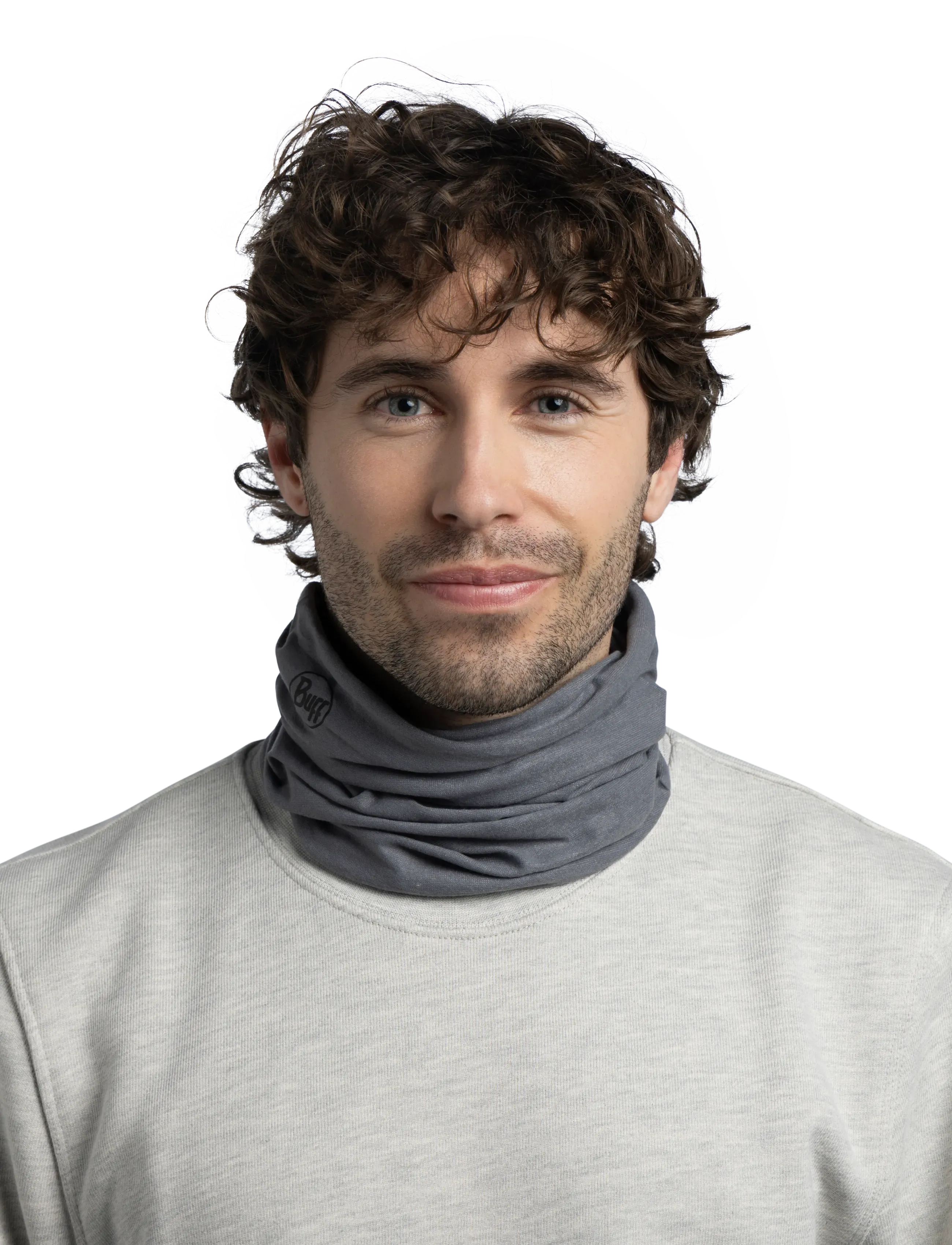 BUFF Original Ecostretch, One Size, Grey, Sport Accessories > Sport Scarves & Neckwarmer, Dame