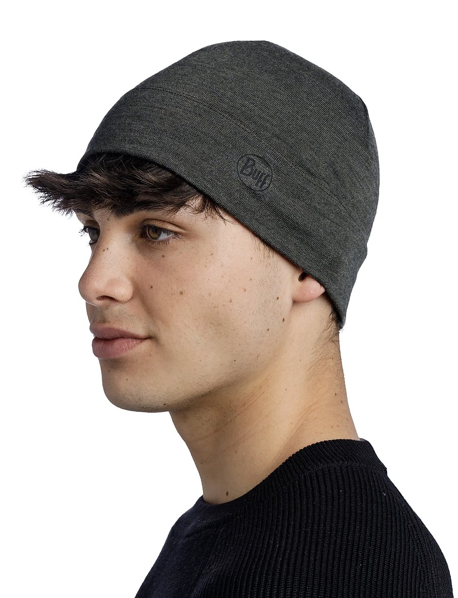 BUFF - Merino Midweight Beanie - beanies - solid bark - 0