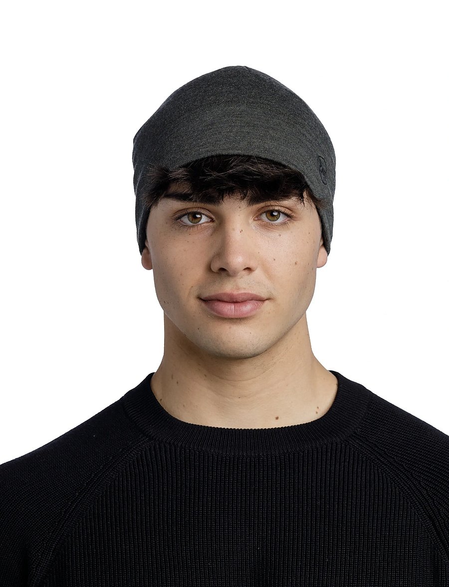 BUFF - Merino Midweight Beanie - beanies - solid bark - 2