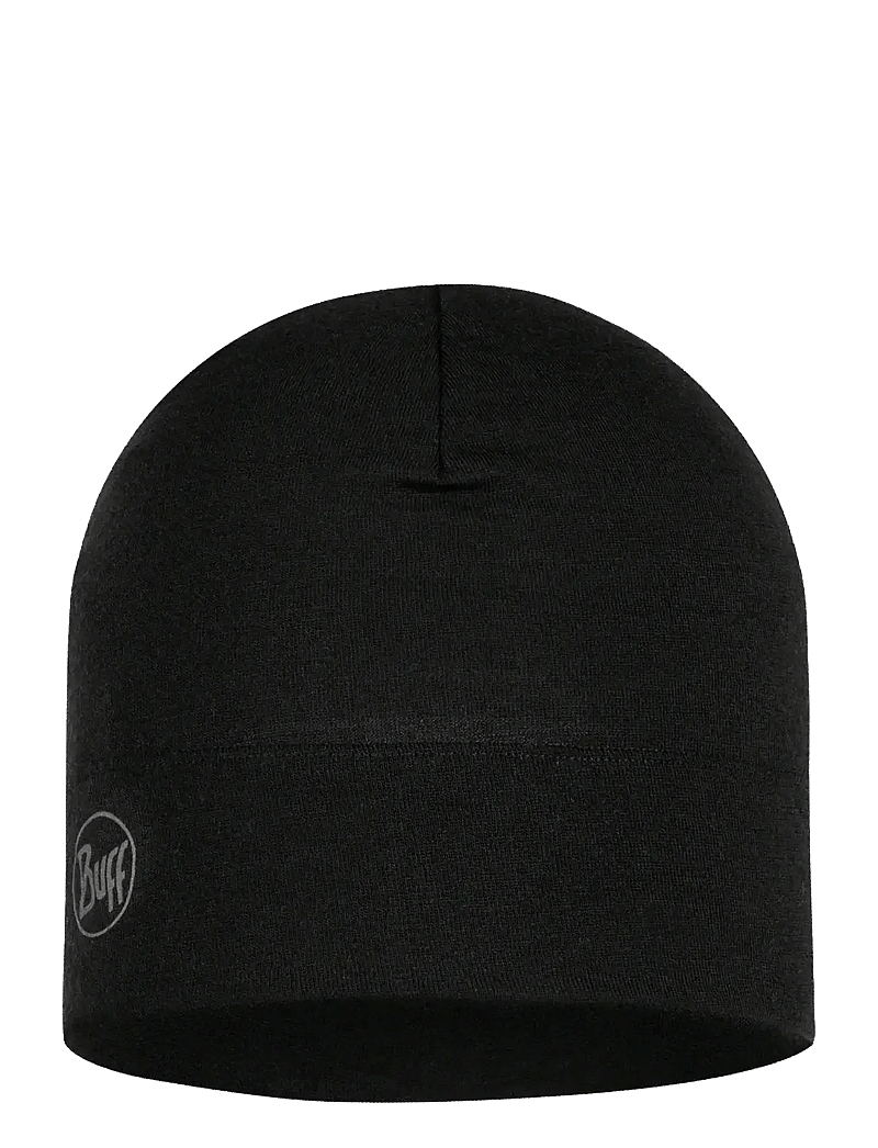 BUFF - MERINO MIDWEIGHT BEANIE - beanie mütsid - solid black - 0