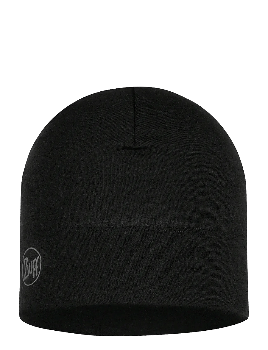 BUFF - Merino Midweight Beanie - mützen - solid black - 0
