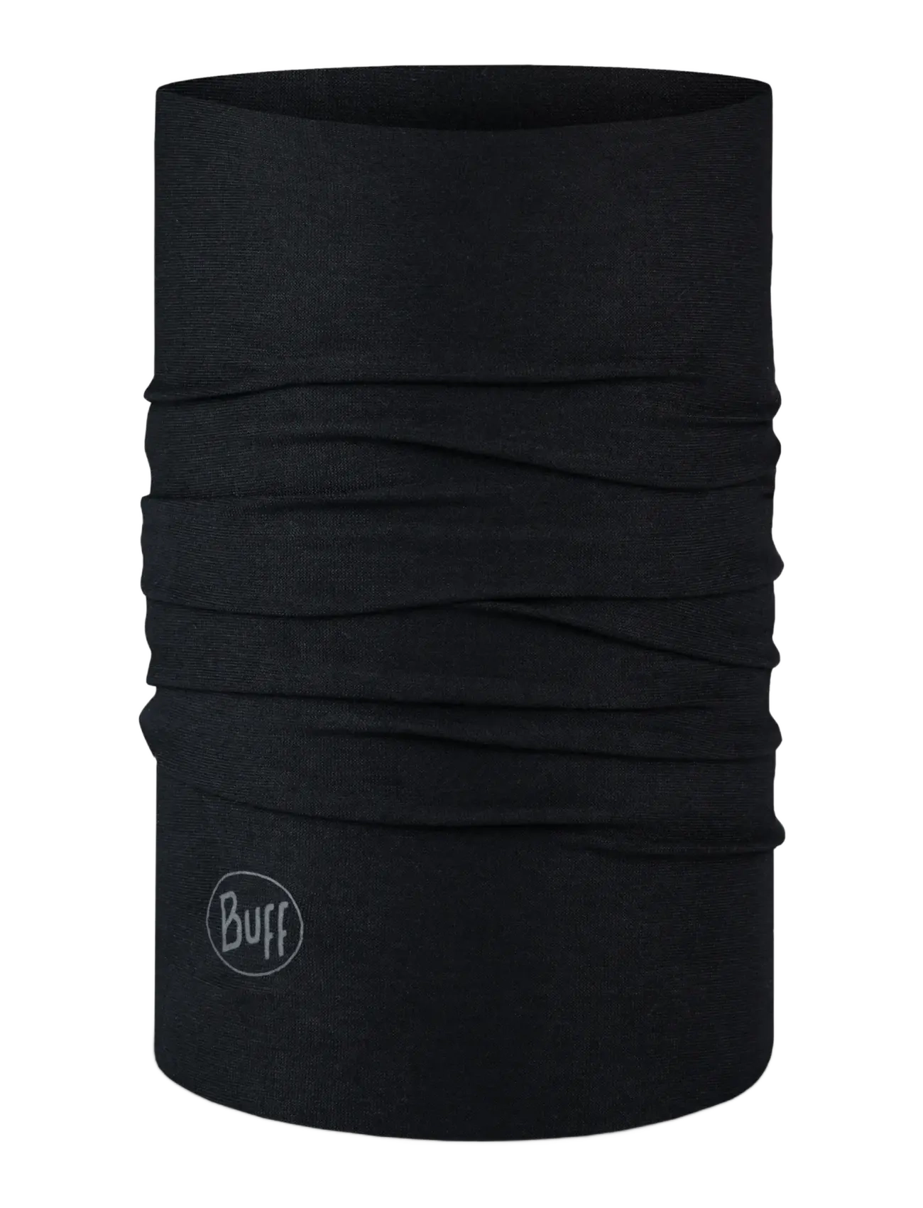 BUFF Original Ecostretch Solid Black, One Size, Black, Tørklæder & Halsvarmere > Halsvarmere, Børn