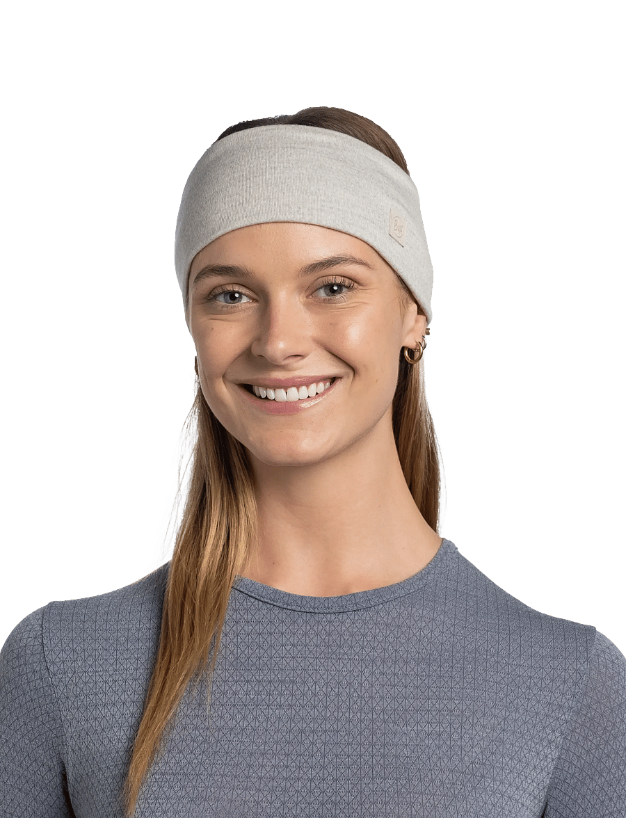 BUFF - Merino Wide Headband - pannband - cloud - 0