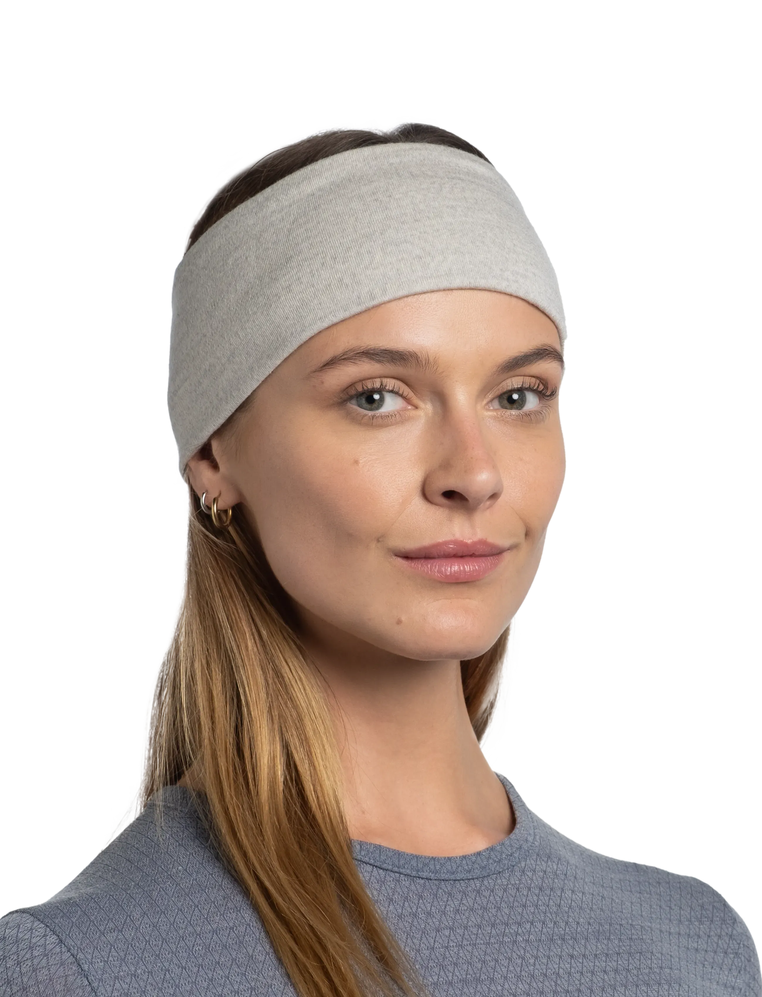 BUFF - Merino Wide Headband - pannband - cloud - 2