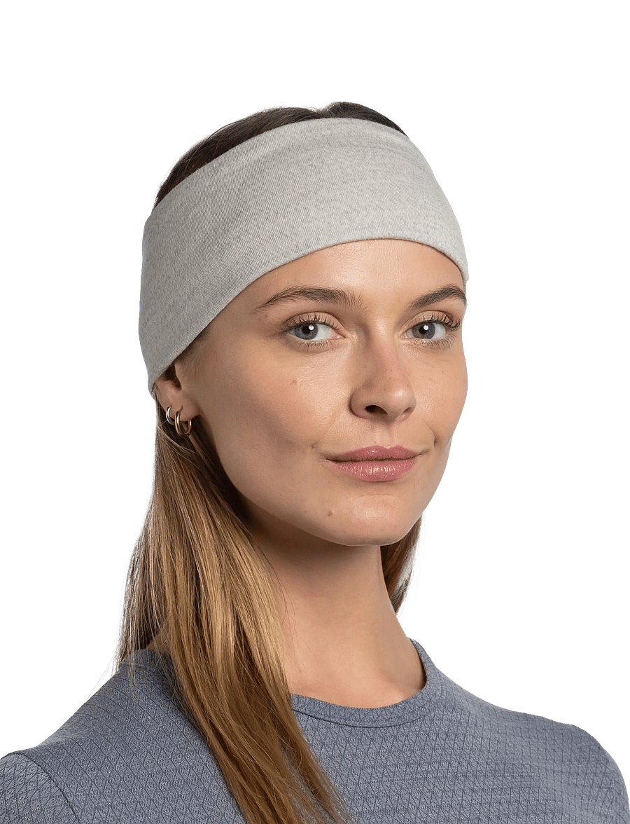BUFF - Merino Wide Headband - pannband - cloud - 2