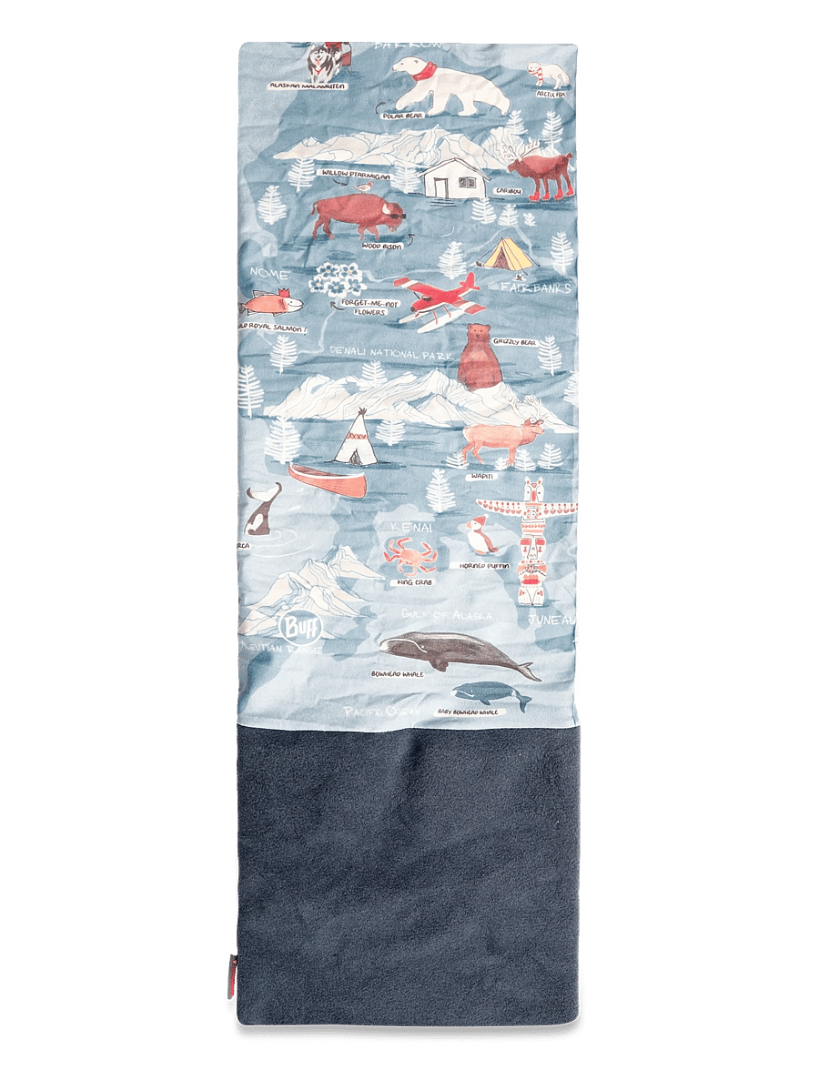 BUFF - Polar jr. - kaulurit - imus washed blue - 1