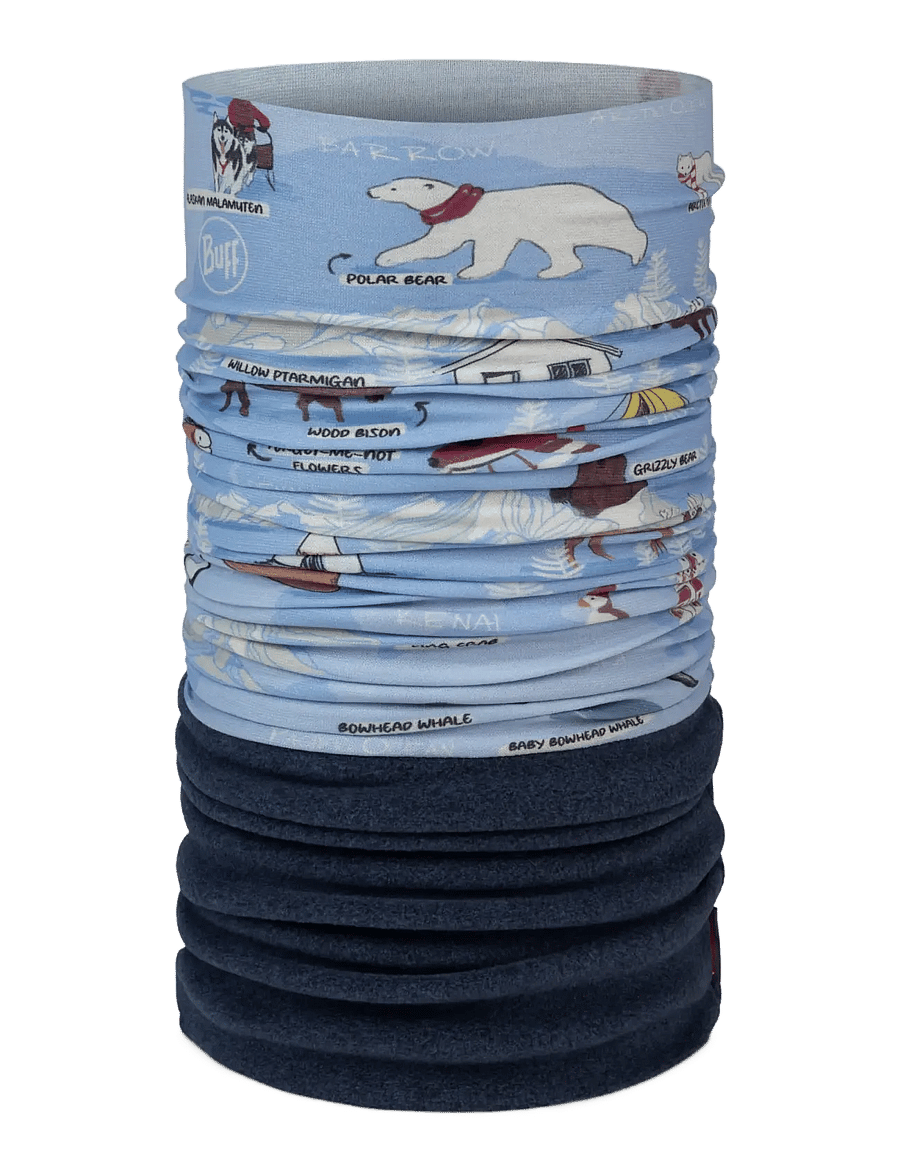 BUFF - Polar jr. - halsvärmare - imus washed blue - 1