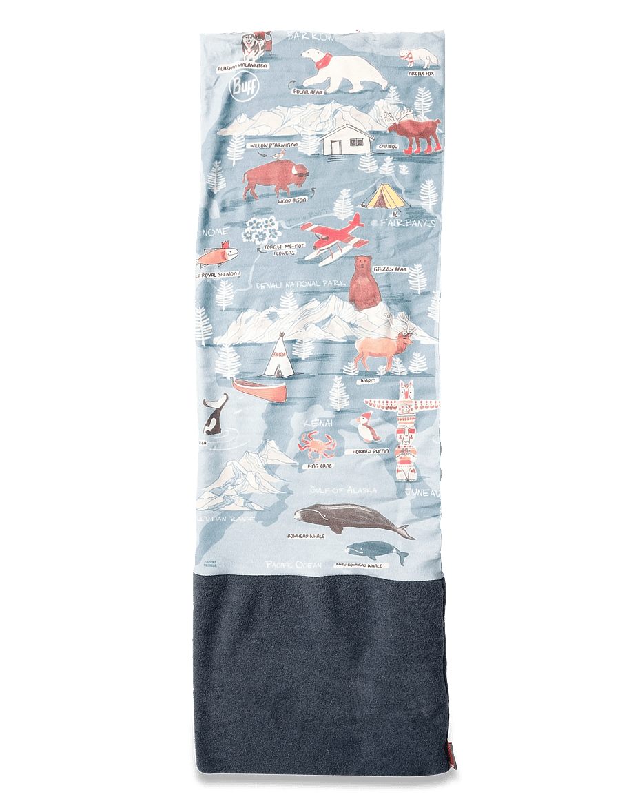 BUFF - Polar jr. - kaulurit - imus washed blue - 2