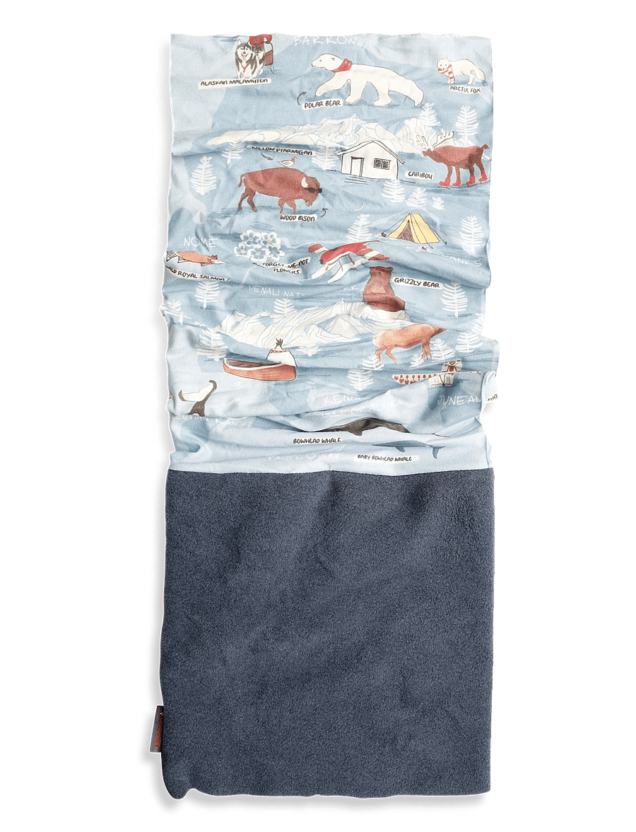 BUFF - Polar jr. - kaulurit - imus washed blue - 4