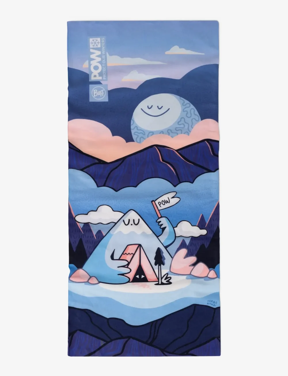 BUFF - ORIGINAL ECOSTRETCH POW RIAM BLUE - tubetørklæder - pow riam blue - 0