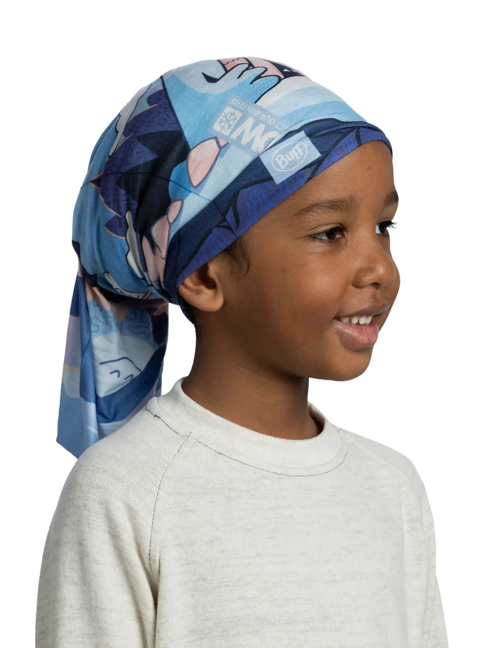 BUFF - ORIGINAL ECOSTRETCH POW RIAM BLUE - tubetørklæder - pow riam blue - 4