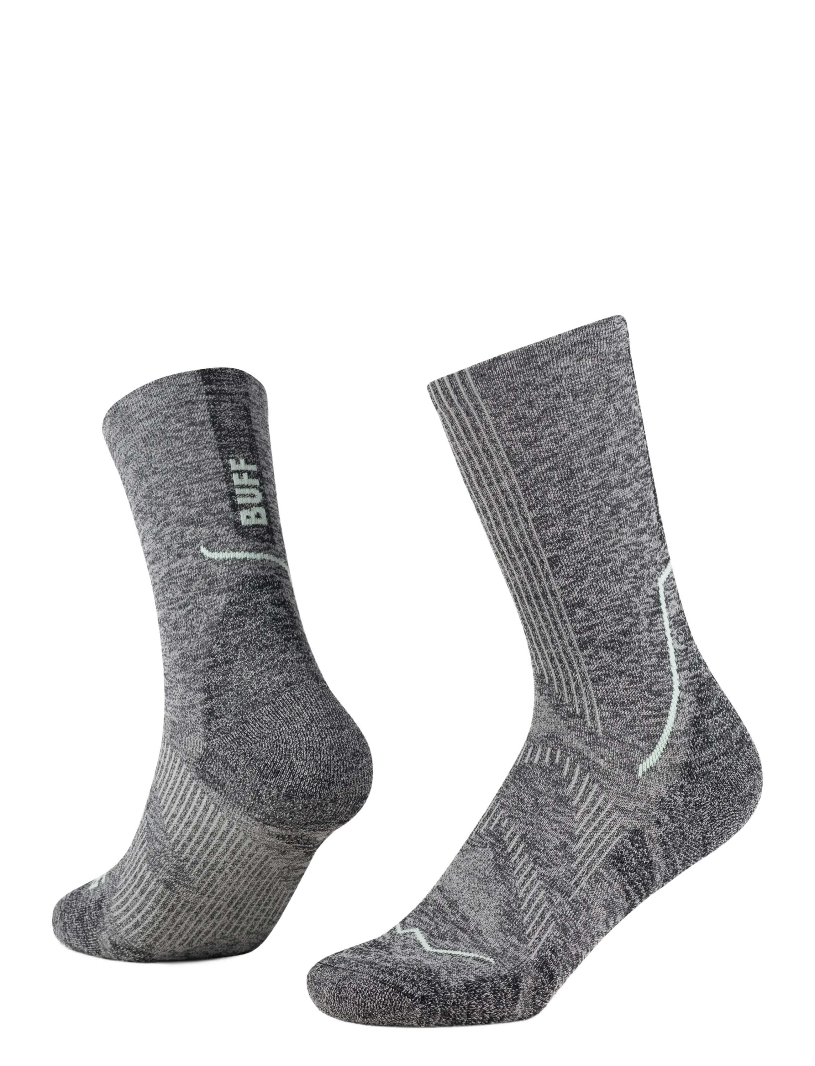 BUFF Dryflx Crew Socks - Tøj - LIGHT GREY / grey