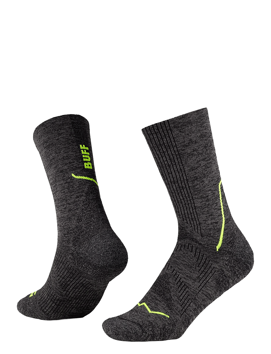 BUFF - Dryflx Crew Socks - spordisokid - black - 0