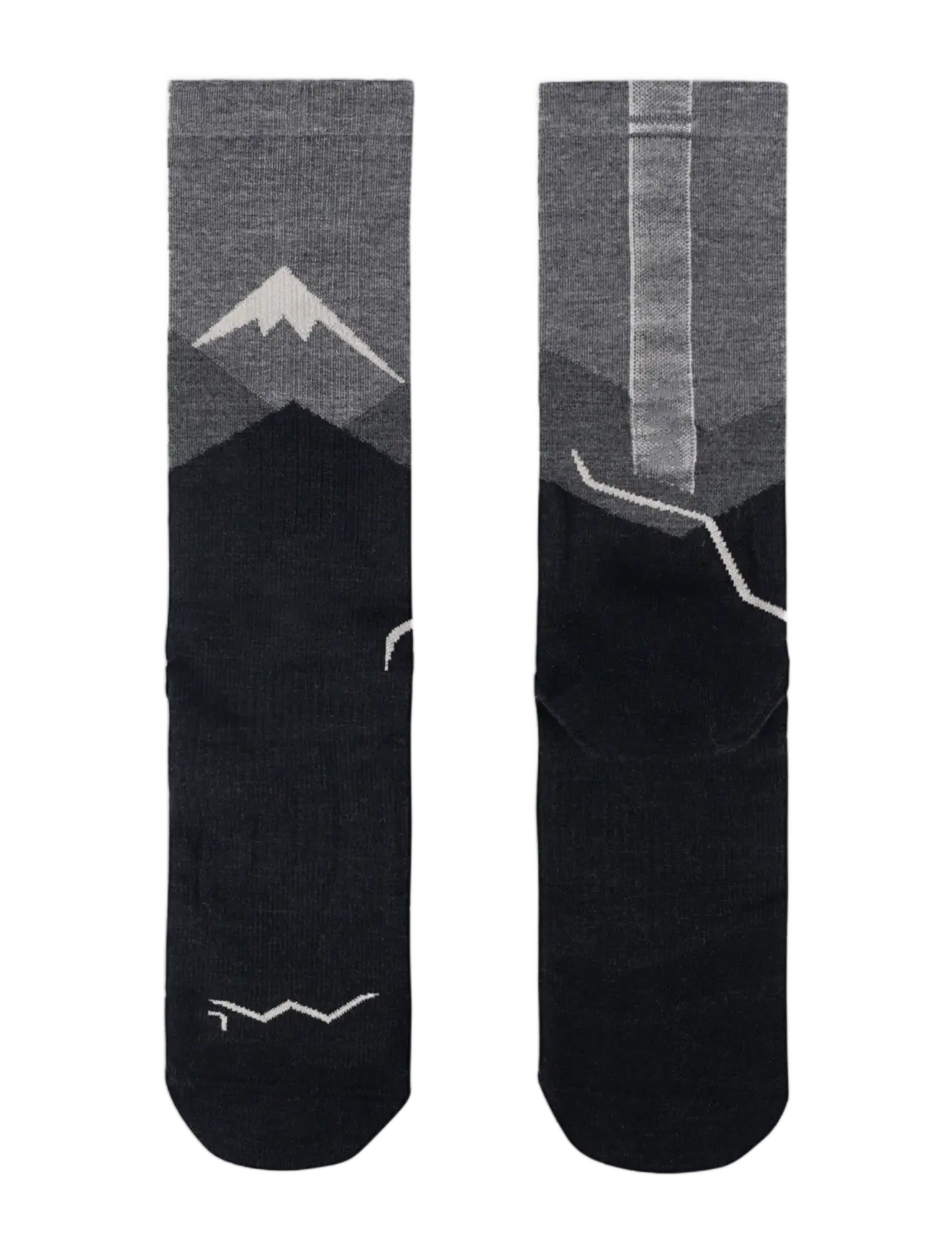 BUFF - LW Merino Wool Crew SOCKS - sportstrømper - graphite - 1