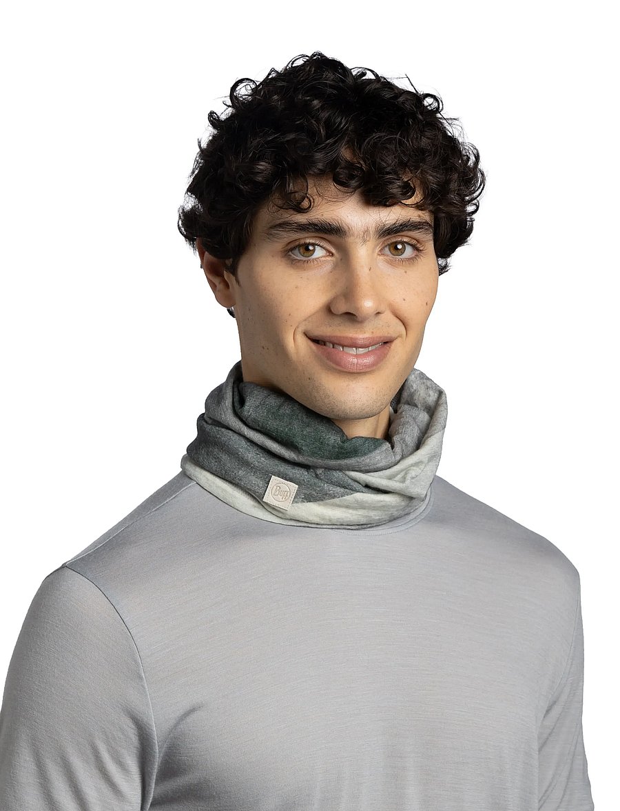 BUFF - Merino Lightweight Prints - winterschals - aler grey - 0