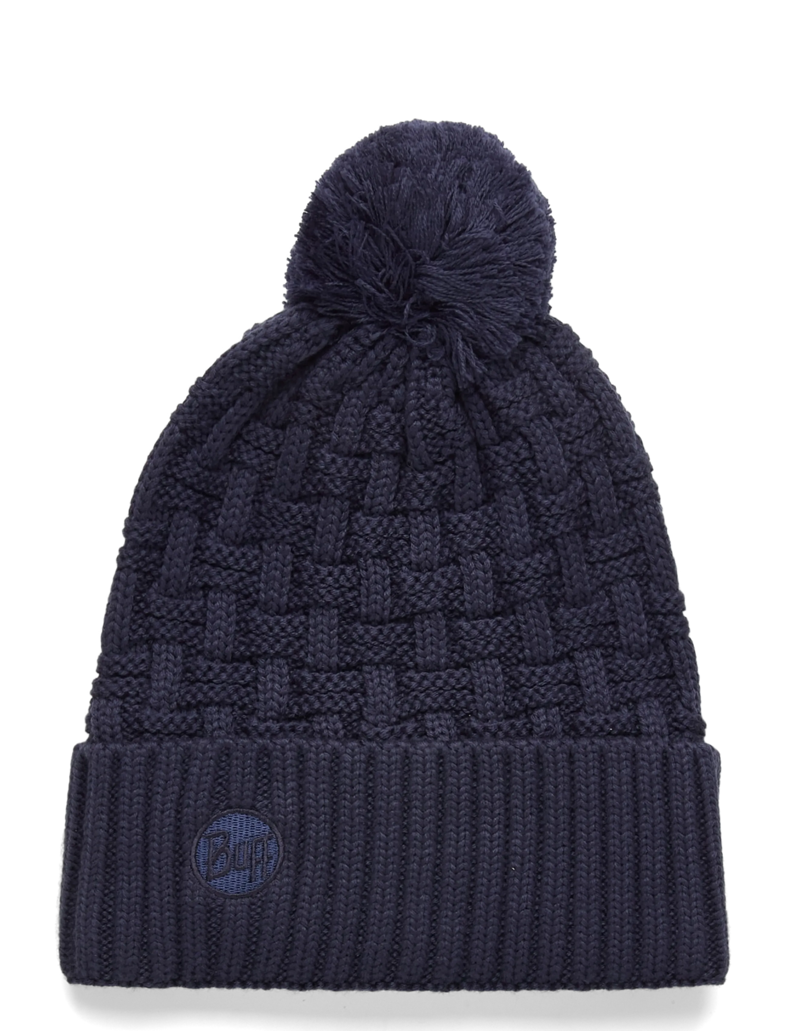BUFF Knitted Hat Airon, One Size, Hats, Marineblau - Beanie, Kinder