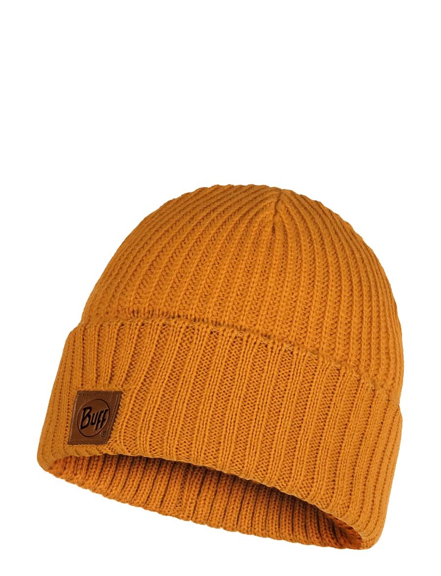 BUFF - KNITTED HAT RUTGER - beanie mütsid - ocher - 0