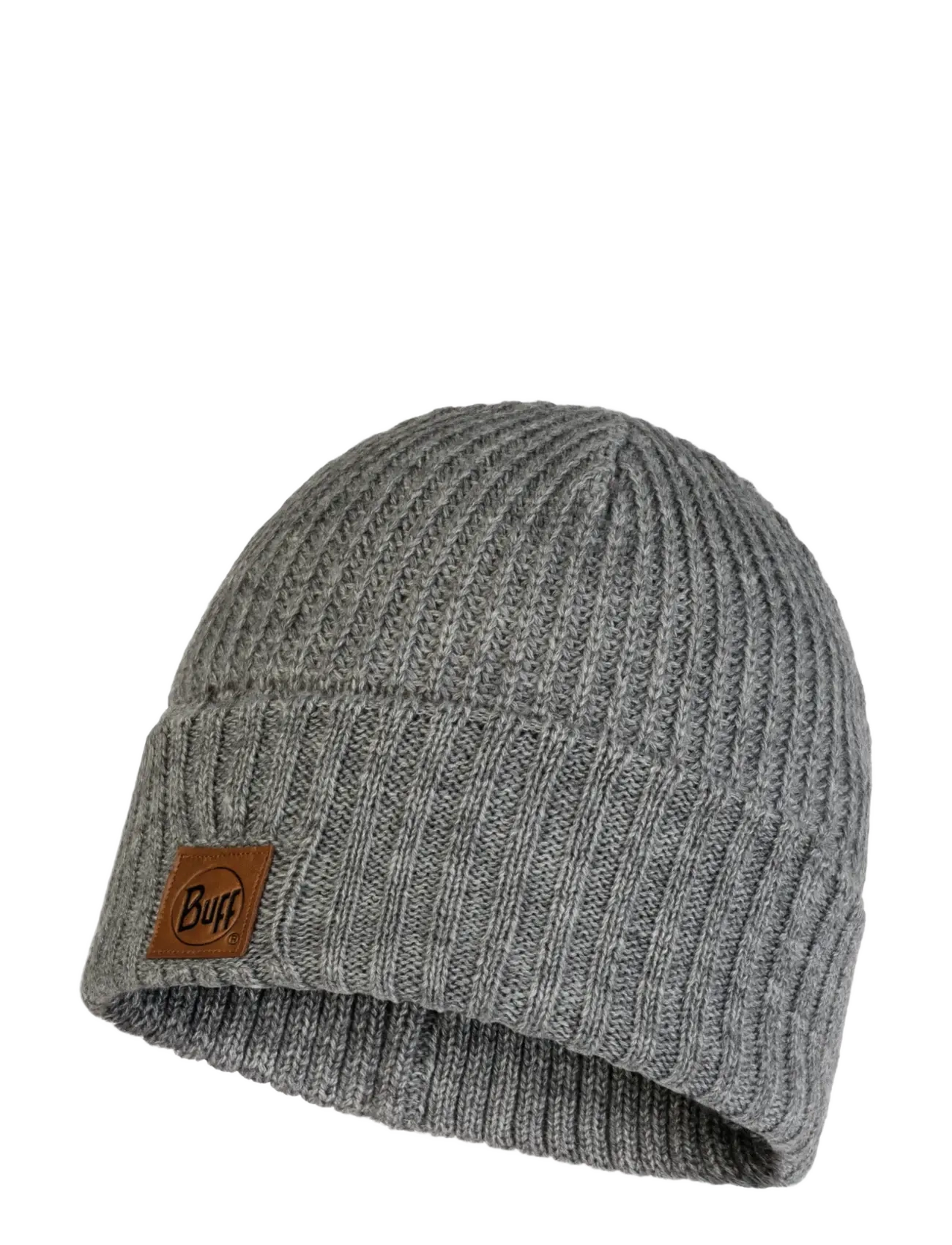 KNITTED HAT RUTGER - MELANGE GREY