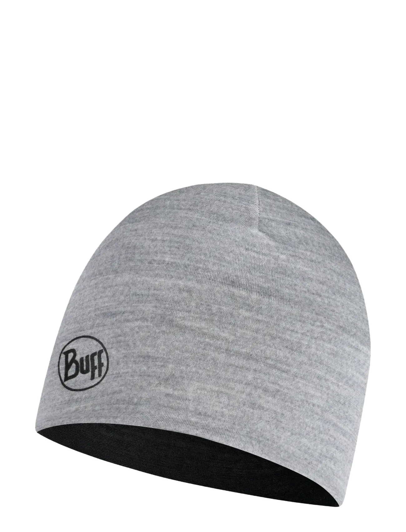 BUFF - MERINO LIGHTWEIGHT  REVERSIBLE BEANIE - winteraccessoires - black - grey - 1