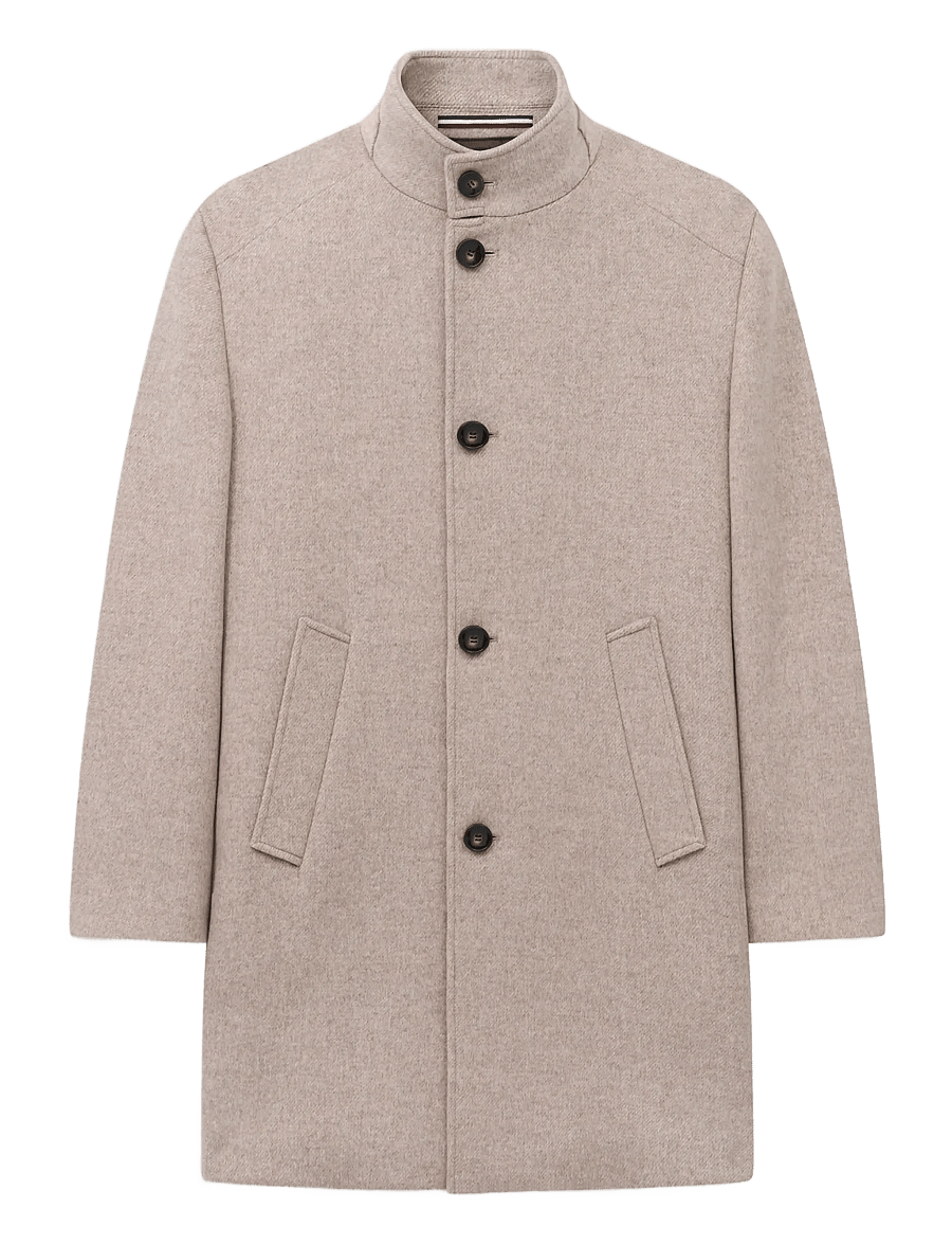 Bugatti - Wool coat - winterjacken - beige - 0