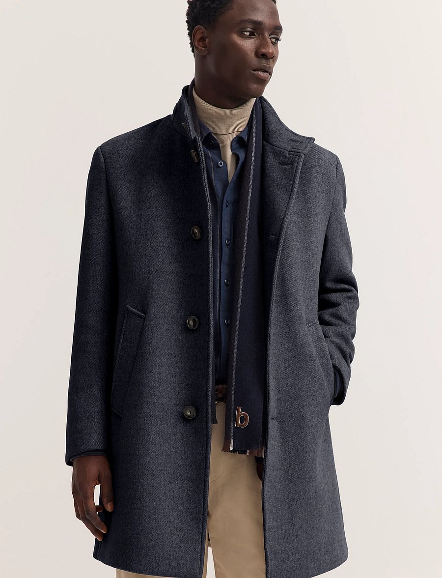 Bugatti - Wool coat - winterjacken - navy blue - 0